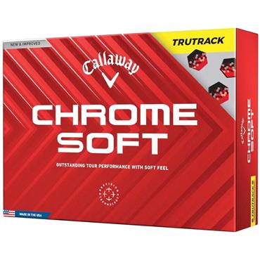 Callaway Chrome Soft TruTrack Balls Dozen Yellow