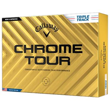 Callaway Chrome Tour Triple Track Balls Dozen White
