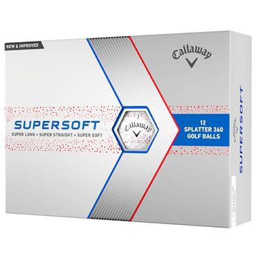 Callaway Supersoft Splatter Balls Dozen Red