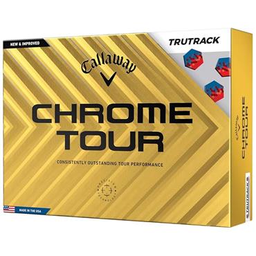 Callaway ChromeTour  Blu/Red TruTrack Balls Dozen White