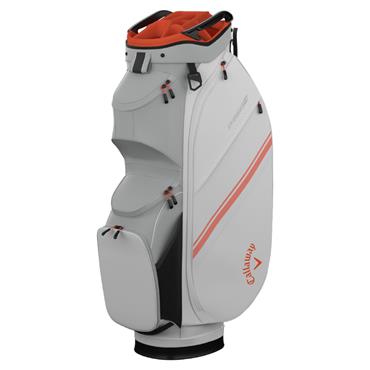 Callaway Chase 14 Cart Bag  White Silver Orange