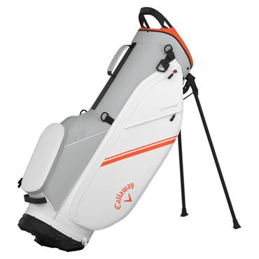 Callaway Chase Stand Bag  White Silver Orange