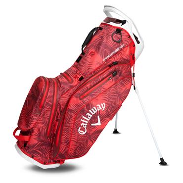 Callaway Fairway 14 HD Stand Bag  Red - Palm - Grey