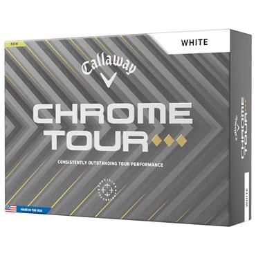 Callaway Chrome Tour TD Golf Ball Dozen White