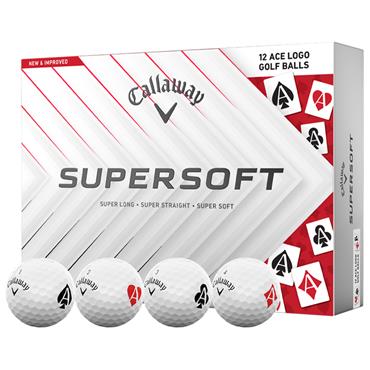 Callaway Supersoft Aces Golf Ball Dozen White