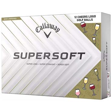 Callaway Supersoft Cheers Golf Ball Dozen White