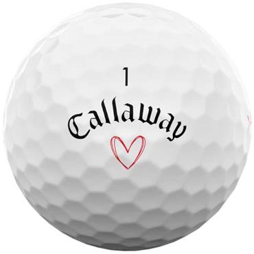 Callaway Supersoft Valentine Golf Ball Dozen White