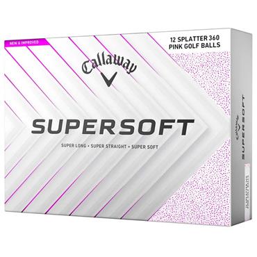 Callaway Supersoft Splatter Balls Dozen Pink