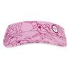 Callaway Ladies Visor  Red Plum Blossom