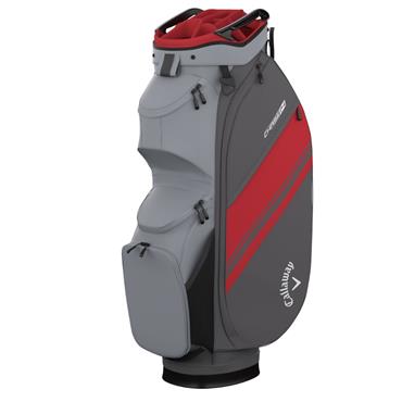 Callaway Chase 14 Cart Bag  Steel Graphite Red