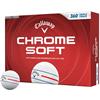 Callaway Chrome Soft 360 Triple Track Balls Dozen White