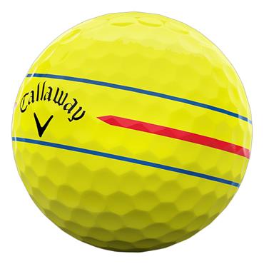 Callaway Chrome Soft 360 Triple Track Balls Dozen Yellow