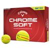 Callaway Chrome Soft 360 Triple Track Balls Dozen Yellow