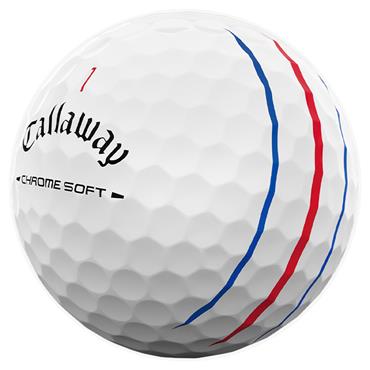 Callaway Chrome Soft Triple Track Balls Dozen White