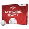 Callaway Chrome Soft Triple Track Balls Dozen White