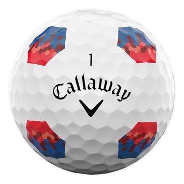 Callaway Chrome Soft Blu/Red Tru Track Balls Dozen Blue - Red