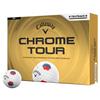 Callaway Chrome Tour Blu/Red Tru Track Balls Dozen Blue - Red