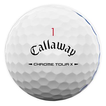 Callaway Chrome Tour X Triple Track Balls Dozen White