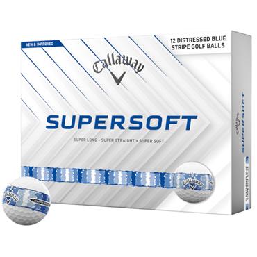 Callaway Supersoft Dist Strp Ble Golf Ball Dozen White