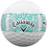 Callaway Supersoft Dist Strp Teal Golf Ball Dozen White