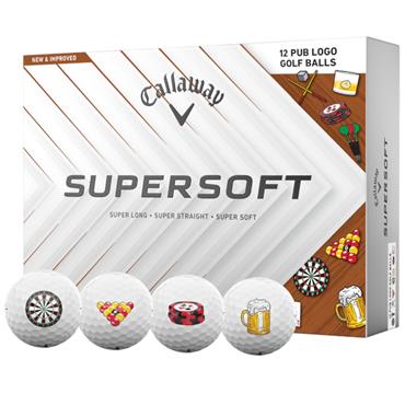 Callaway Supersoft Pub Golf Ball Dozen White