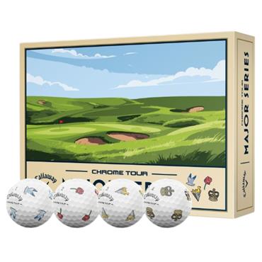 Callaway Chrome Tour 26 Trvs July Open Balls Dozen Decorated