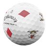 Callaway Chrome Tour 26 Trvs Suits Balls Dozen Decorated