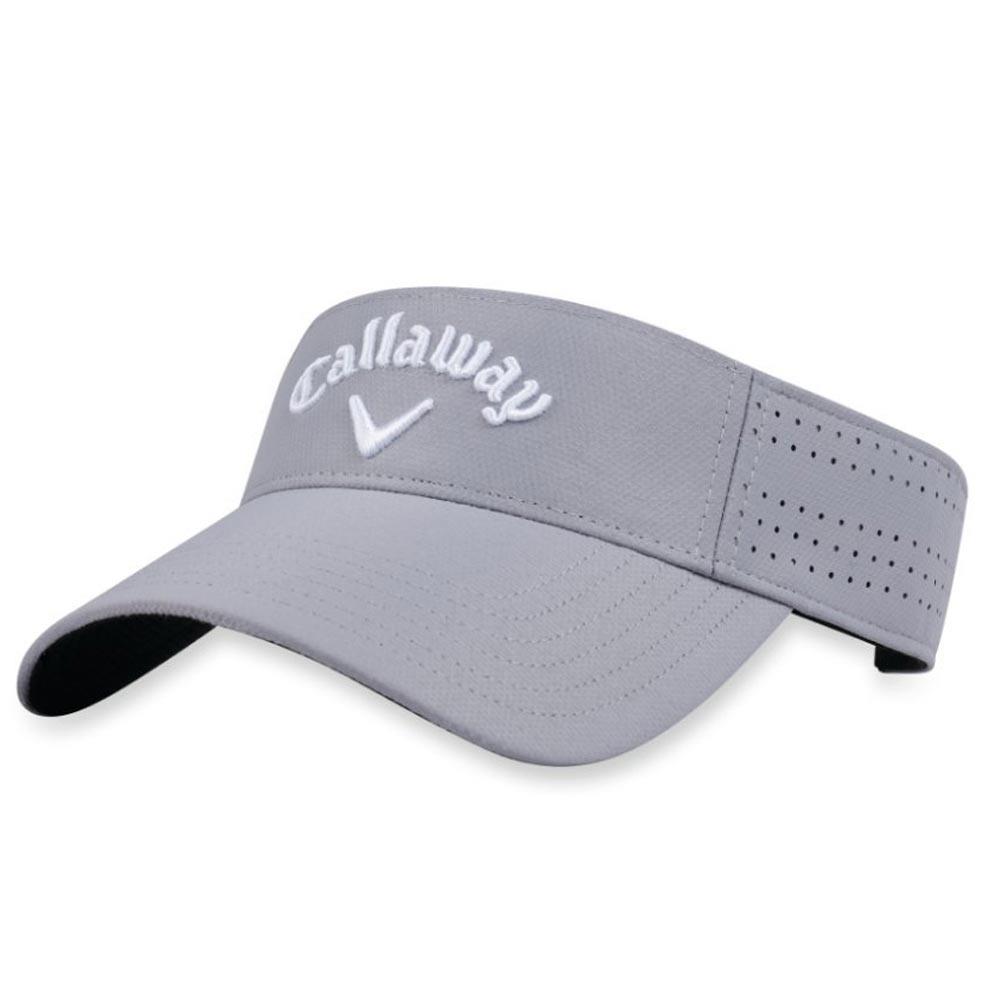 Callaway Ladies Opti Vent Visor Silver/White Golf Store