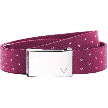 Callaway Ladies Chev Reversible Belt  Raspberry Sorbet 663