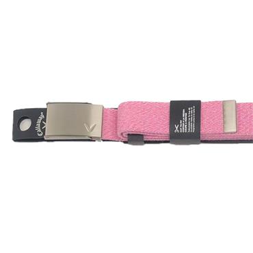 Callaway Ladies Stretch Webbed Belt  Pink Sunset Heather