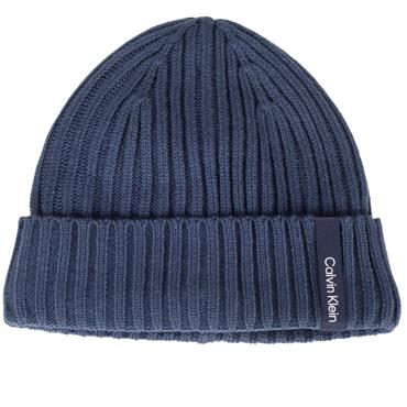 Calvin Klein Golf Gents Albon Ribbed Beanie  Dark Denim