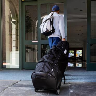 Sun Mountain Club Glider Meridian Travel Bag  Black Olive Inferno