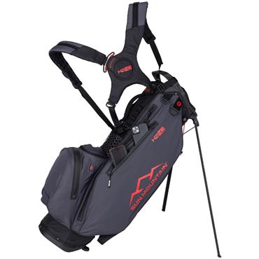 Sun Mountain Sun Mountain H2NO Lite Stand Bag  Black Steel Red