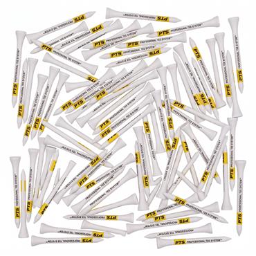 Pride Golf Tee Bamboo Tees 69mm (2.3/4") 100-Pack  Yellow