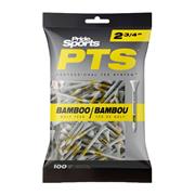 Pride Golf Tee Pride Bamboo Tees 69mm (23/4â€) 100 Pack  Yellow