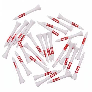 Pride Golf Tee Bamboo Tees 53mm (2.1/8") 25-Pack  Red