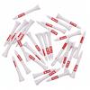 Pride Golf Tee Bamboo Tees 53mm (2.1/8") 25-Pack  Red
