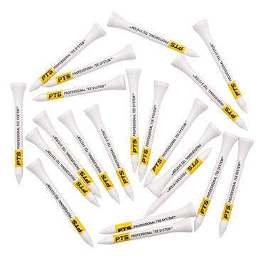 Pride Golf Tee Bamboo Tees 69mm (2.3/4") 20-Pack  Yellow