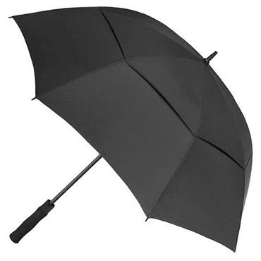 BrandFusion Dual Canopy Golf Umbrella  Black