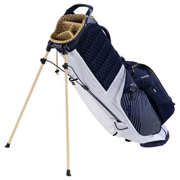 Sun Mountain Eclipse E 3.5 14 Way H2NO Stand Bag  White Navy Gold
