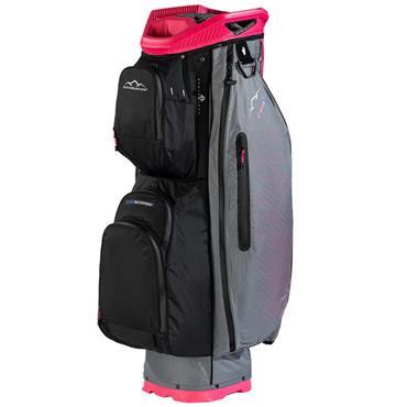 Sun Mountain C100 H2NO Cart Bag  Nickel Black Pink
