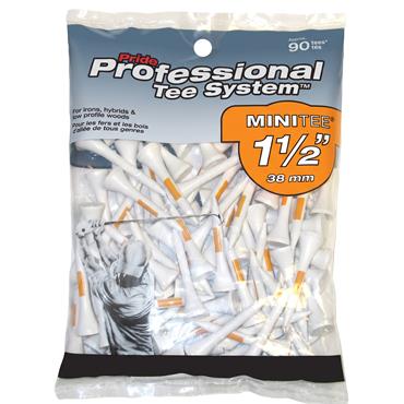 Pride Golf Tee Pro Tees Wooden 38mm (1.1/2") 90-Pack  Orange