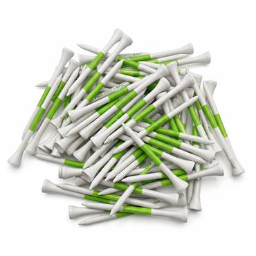 Pride Golf Tee Pro Tees Wooden 101mm  (4") 50-Pack  Green