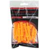 Golfers Club Collection Graduated Plastic Tees 50mm Orange