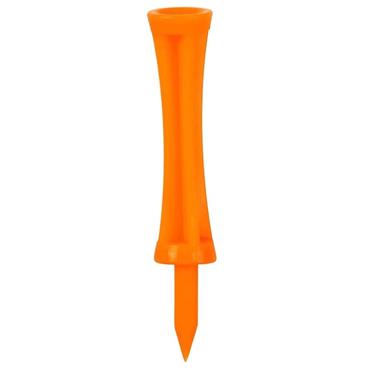 Golfers Club Collection Graduated Plastic Tees 50mm Orange