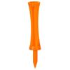 Golfers Club Collection Graduated Plastic Tees 50mm Orange