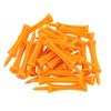 Golfers Club Collection Graduated Plastic Tees 50mm Orange