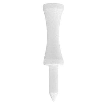 Golfers Club Collection Graduated Plastic Tees Med - Reg White