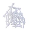Golfers Club Collection Graduated Plastic Tees Med - Reg White