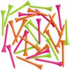 Champ Fly Tees 83mm (3.1/4") 25-Pack  Neon Mix